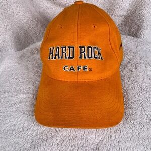 Vintage Hard Rock‎ Cafe Hat Cap Surfers Paradise Australia Orange